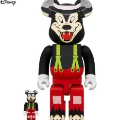 Be@Rbrick>BE@RBRICK Silly Symphony The Big Bad Wolf 100% & 400%