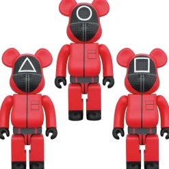Be@Rbrick>BE@RBRICK Squid Game Guard ○/△/□ 100% & 400%