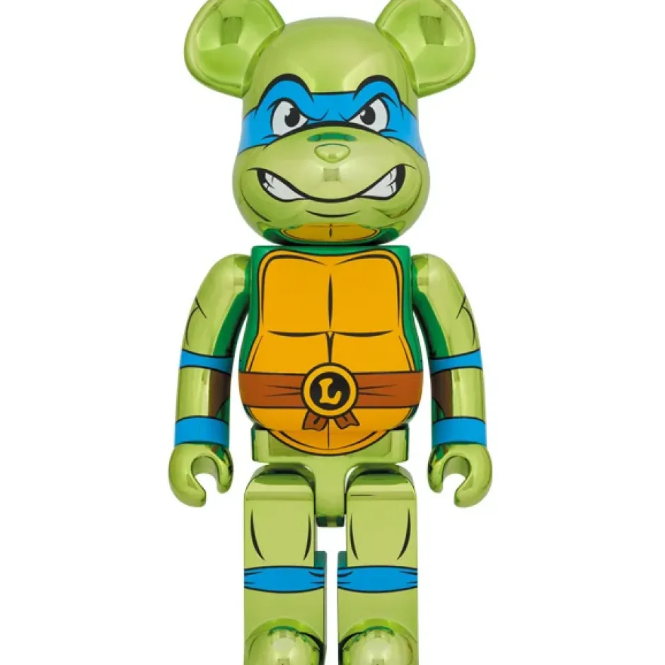 Be@Rbrick>BE@RBRICK Teenage Mutant Ninja Turtles Leonardo: Chrome Ver. 1000%
