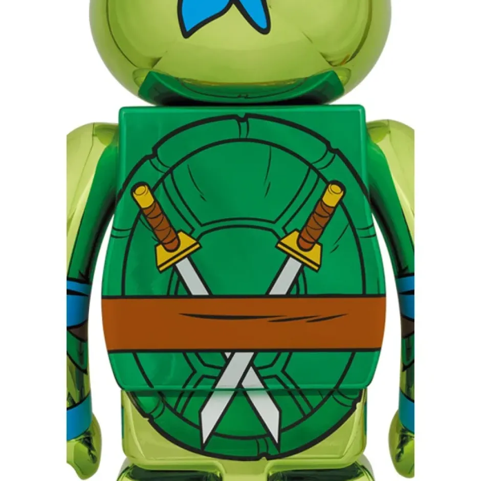 Be@Rbrick>BE@RBRICK Teenage Mutant Ninja Turtles Leonardo: Chrome Ver. 1000%