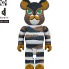 Be@Rbrick>BE＠RBRICK The Cat That Lived a Million Times Tora Neko 1000％