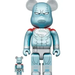 BE@RBRICK The Return of Superman Steel 100% & 400% New