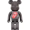 Be@Rbrick>BE＠RBRICK The Rolling Stones Lips & Tongue: Black Chrome Ver. 1000％