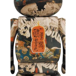 BE@RBRICK Utagawa Kuniyoshi The Haunted Old Palace at Soma 100% & 400% Set New