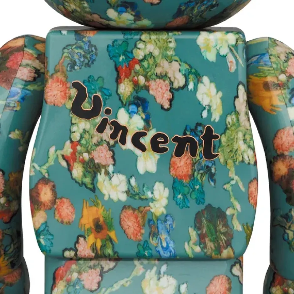 BE@RBRICK x Van Gogh Museum Floral Pattern 50th Anniversary Design Van Gogh Museum 100% & 400% Sale