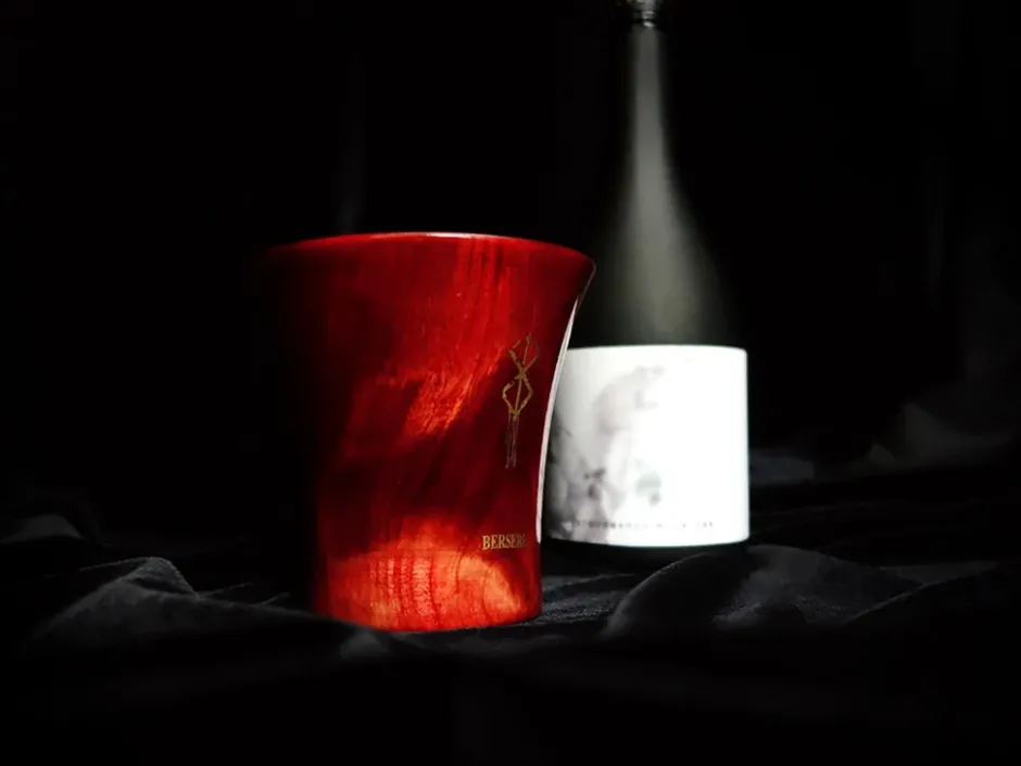 Mugs & Glasses>Berserk Mark of Sacrifice Wooden maki-e Cup Red