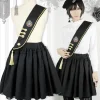 Black MiQuri 2-Way Sash Military Skirt Online