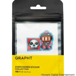 Bomberman Embroidered Sticker Super Bomberman Black Bomber Online