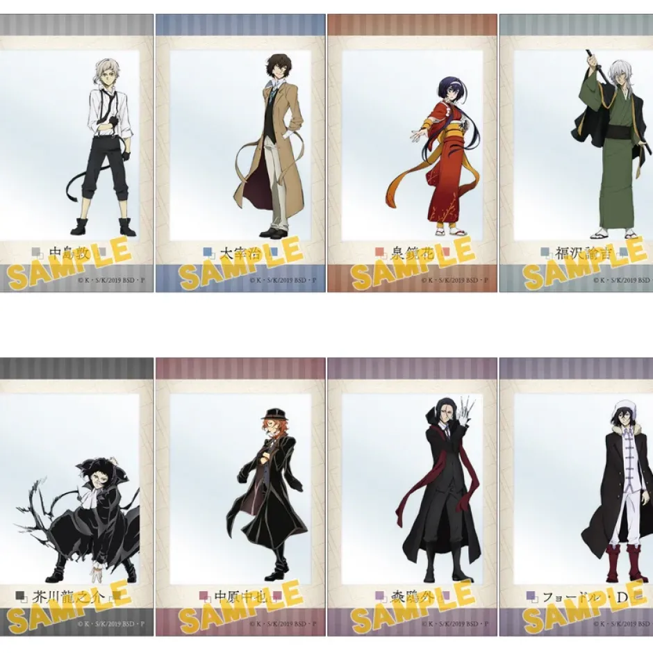 Bungo Stray Dogs Sharing Memories Collection Memo Pad Box Set New