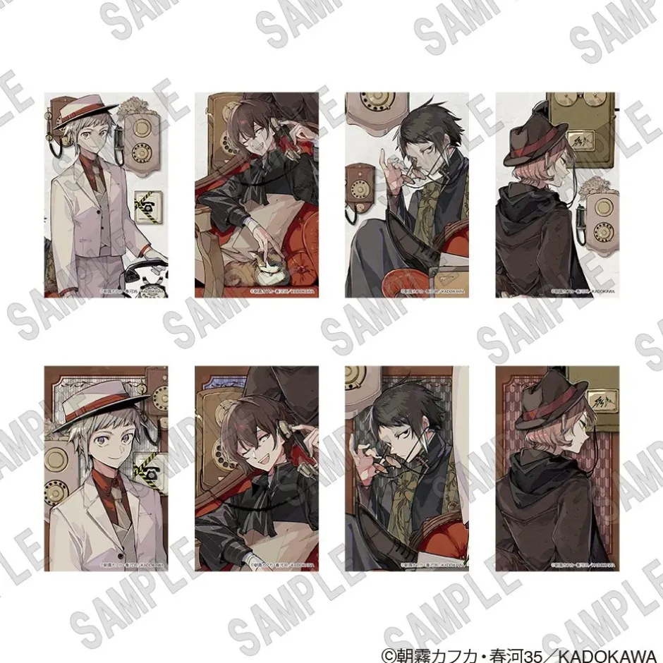 Bungo Stray Dogs Trading Mini Photo-style Illustrations (C106) Complete Box Set Sale