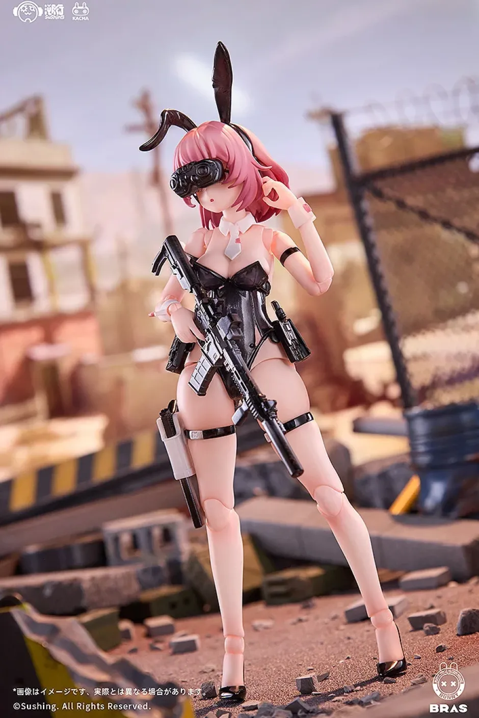 Scale Figures|Action Figures>Bunny Rapid Action Squad Commando Belka 1/12 Action Figure