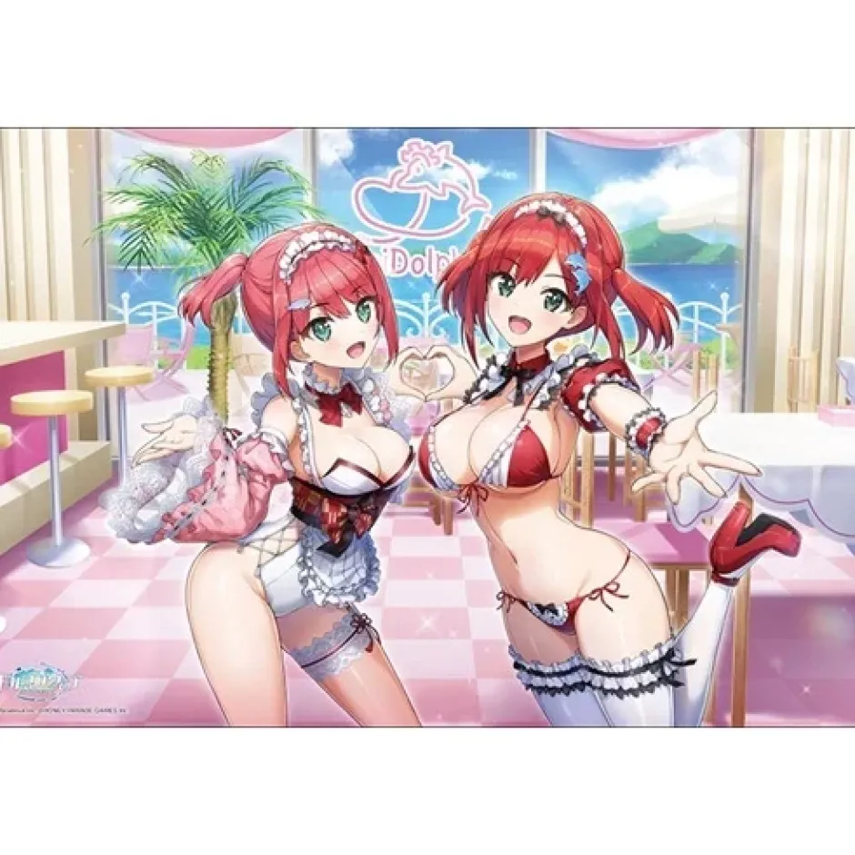 Bushiroad Rubber Mat Collection V2 Vol. 1832 Dolphin Wave Iruka & Kohari: Maid Shimai no Okyuuji Time! Ver. Outlet