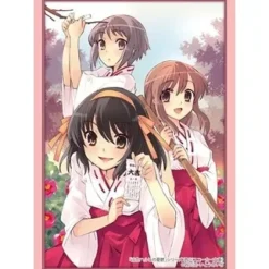 Bushiroad Sleeve Collection High-Grade Vol. 4733 Kadokawa Sneaker Bunko The Melancholy of Haruhi Suzumiya Series Haruhi & Yuki & Mikuru: Miko Ver. New