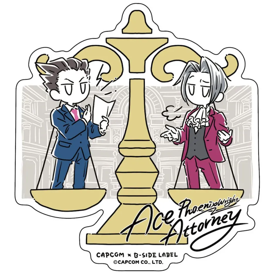 Stickers>Capcom x B-Side Label Capcom 40th Ace Attorney Sticker