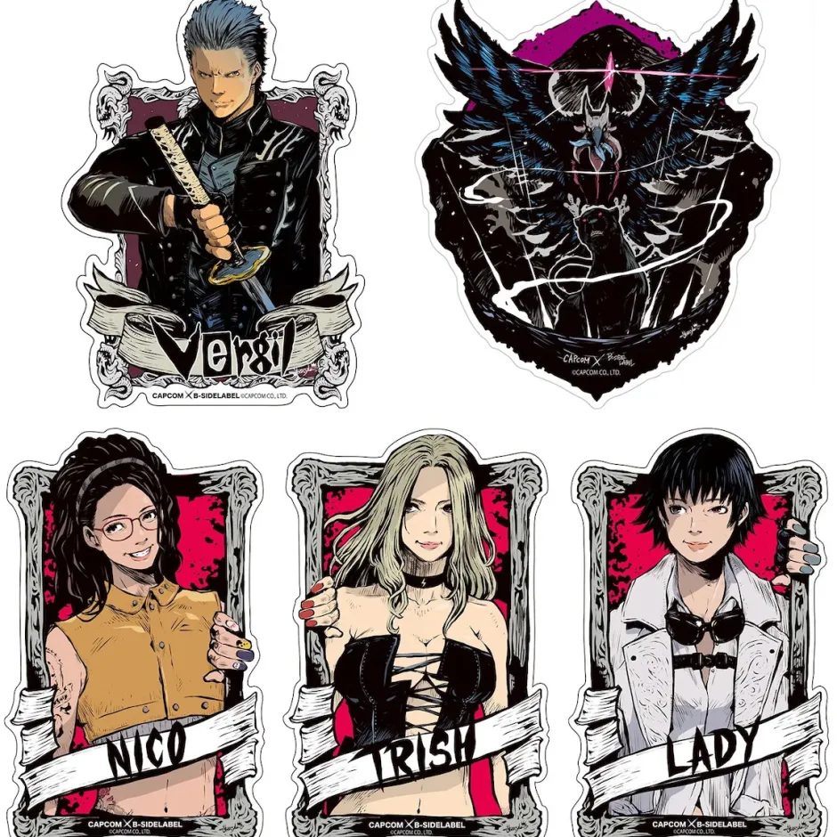 Stickers>Capcom x B-Side Label Devil May Cry 5 Sticker Collection Vol. 2