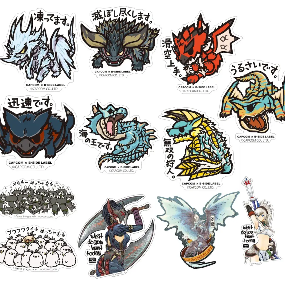 Stickers>Capcom x B-Side Label Monster Hunter Sticker Collection Vol. 3