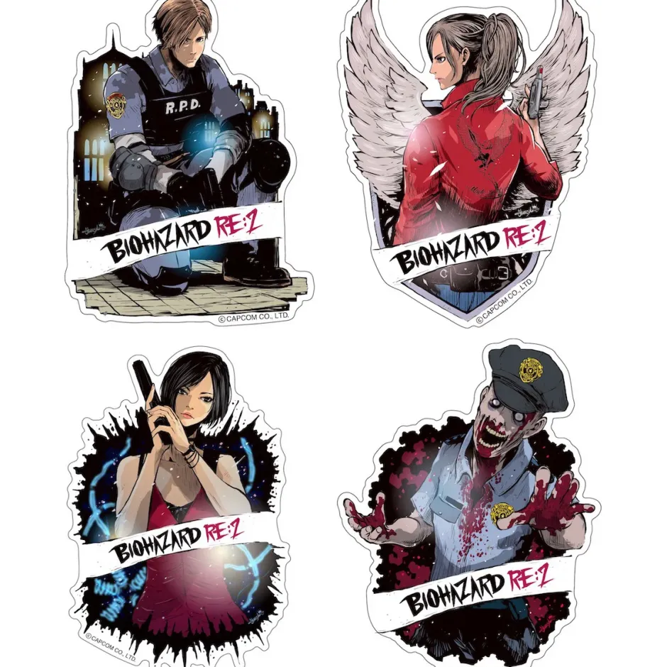 Stickers>Capcom x B-Side Label Resident Evil 2 Sticker Collection