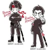 Capcom x B-Side Label The Great Ace Attorney Sticker Collection Vol. 2 Hot