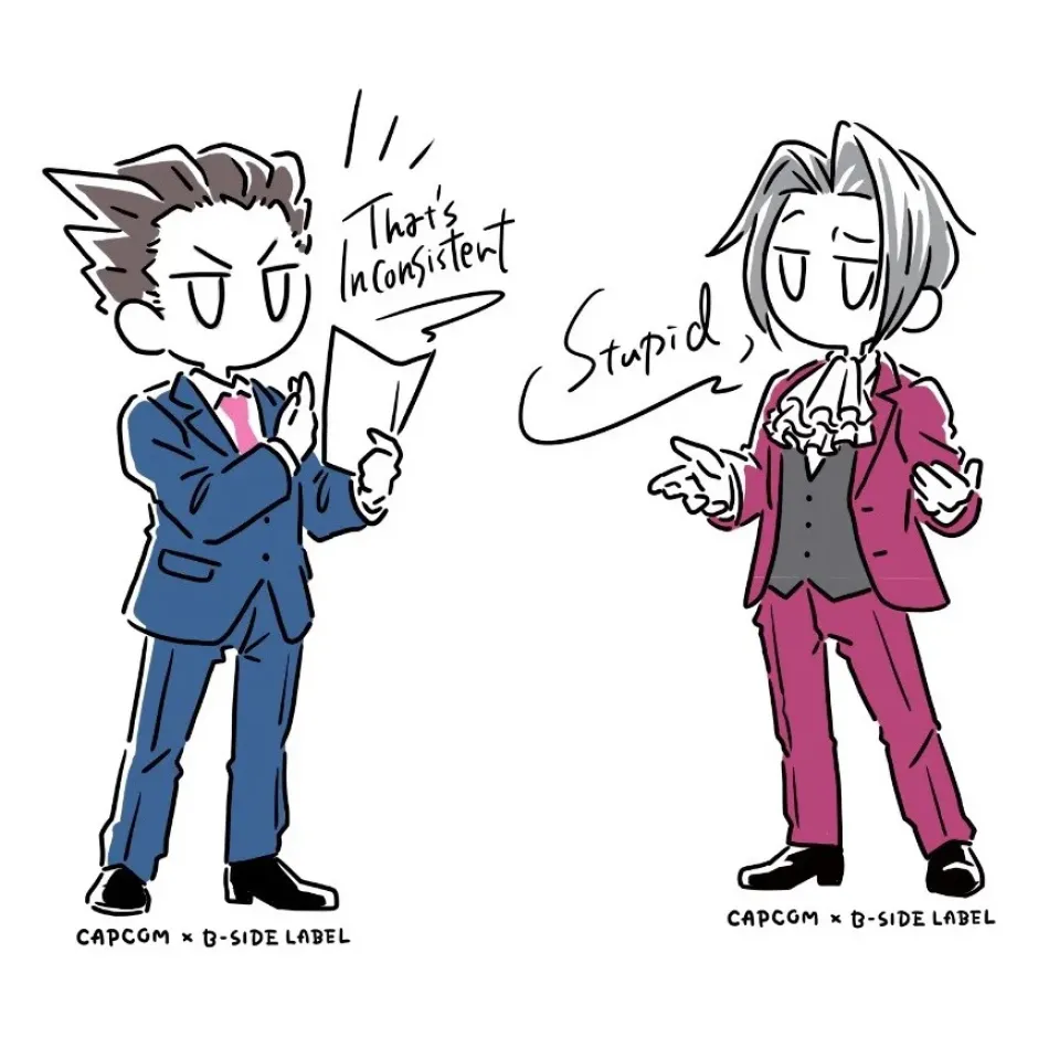 Capcom x B-Side Label The Great Ace Attorney Sticker Collection Vol. 3 New