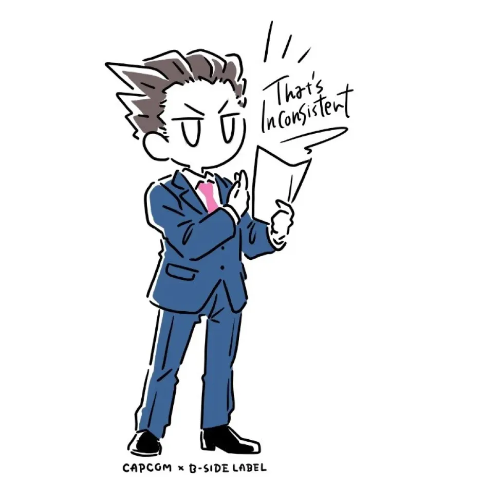 Capcom x B-Side Label The Great Ace Attorney Sticker Collection Vol. 3 New