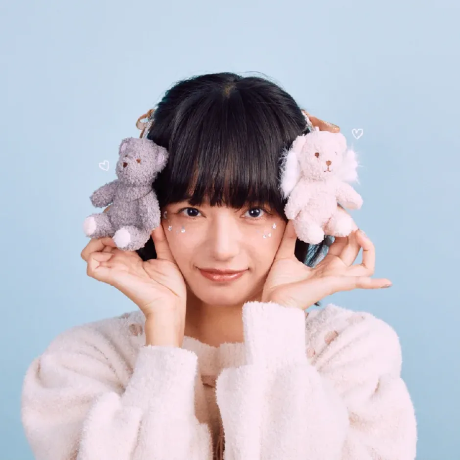 Small Plushies>Cardcaptor Sakura: Clow Card / Sakura Card Sakura and Syaoran's Fluffy Bear Keychain