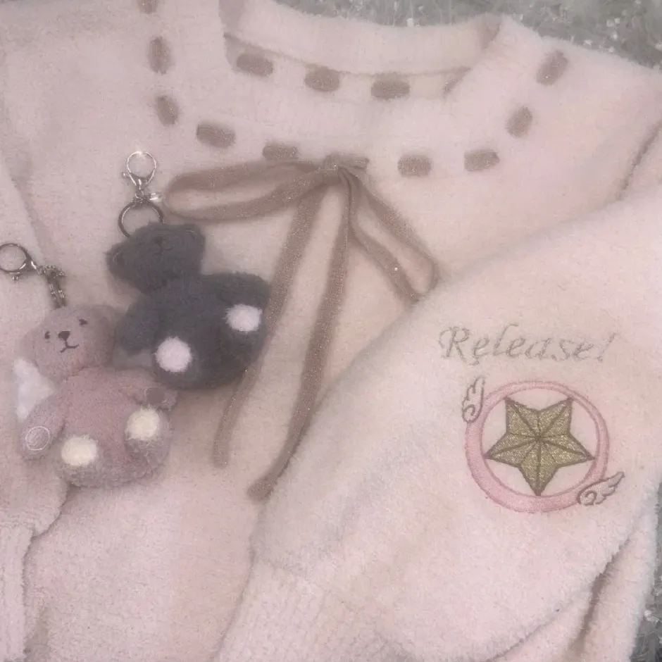 Small Plushies>Cardcaptor Sakura: Clow Card / Sakura Card Sakura and Syaoran's Fluffy Bear Keychain