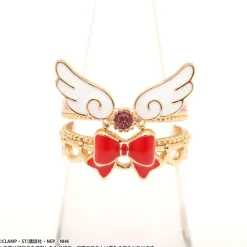 Jewelry & Hair Accessories>Cardcaptor Sakura Double Ring Costume Motif A