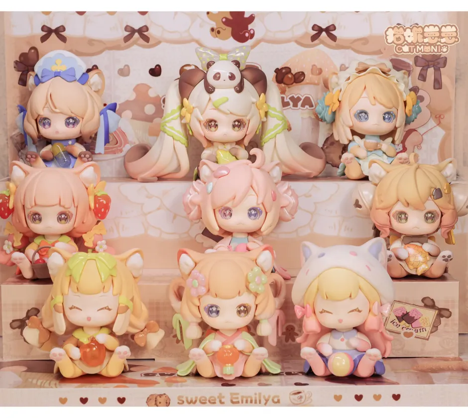 Cat Moni Adventure Magic Box Series Trading Figure Box Set Sale