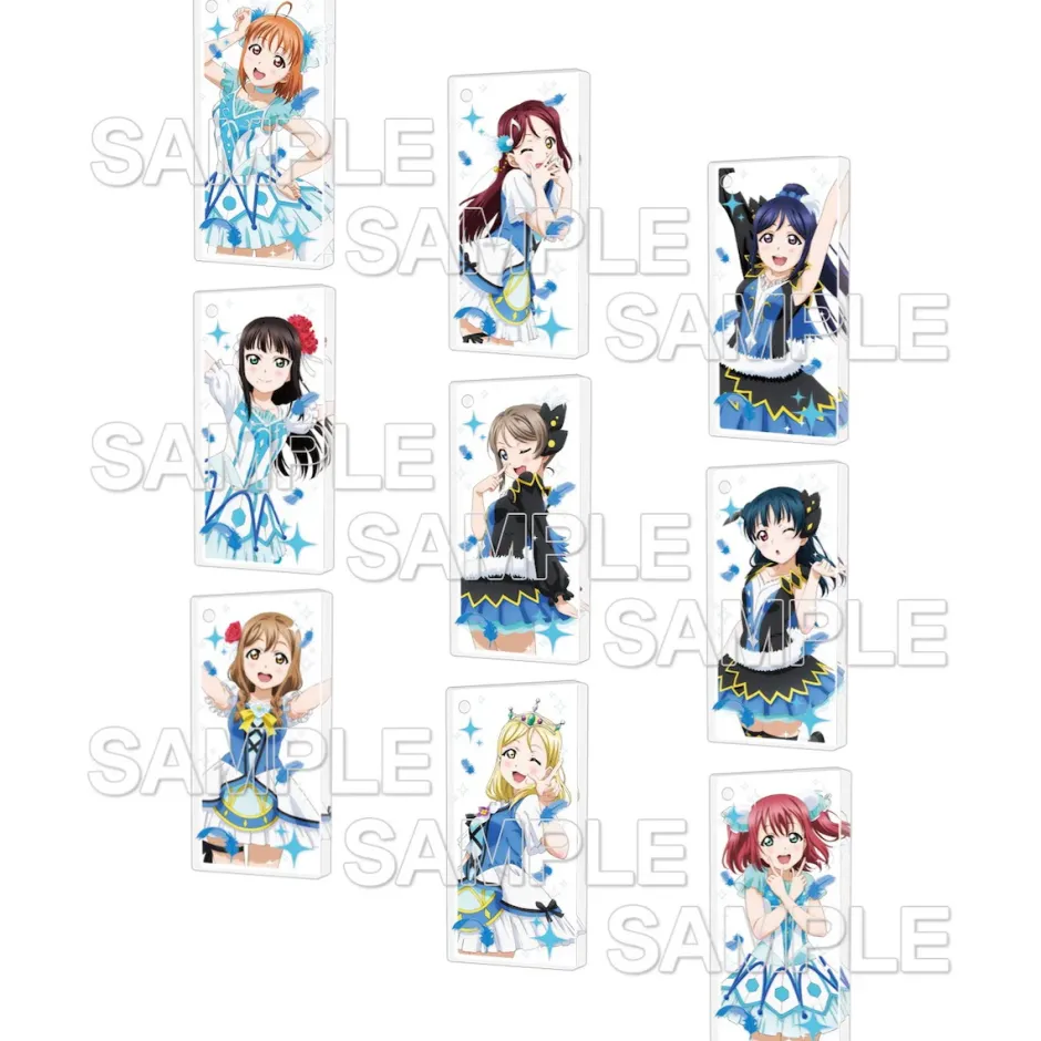 CharaClear Love Live! Sunshine!! Water Blue New World Acrylic Keychain Collection Discount