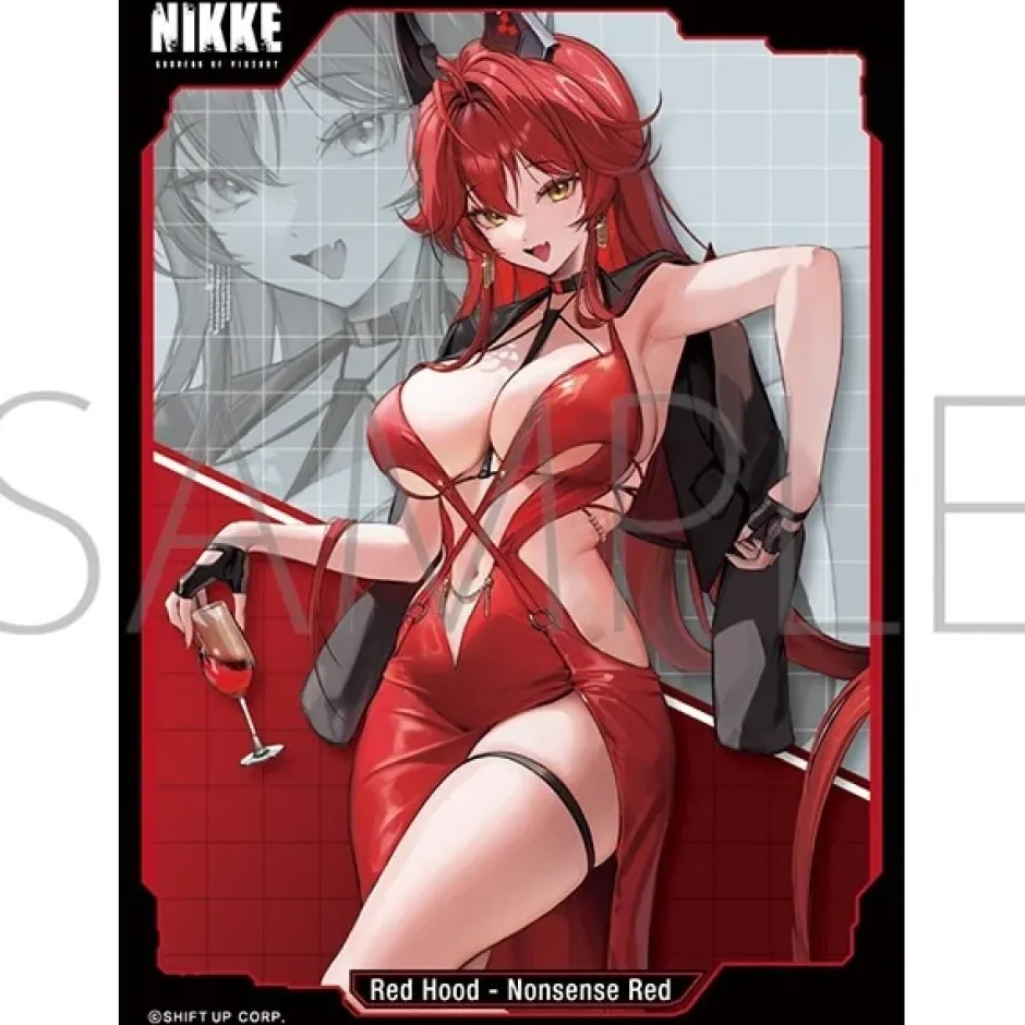 Cards>Character Sleeve Collection Matte Series Goddess of Victory: Nikke Red Hood - Nonsense Red No. MT2186