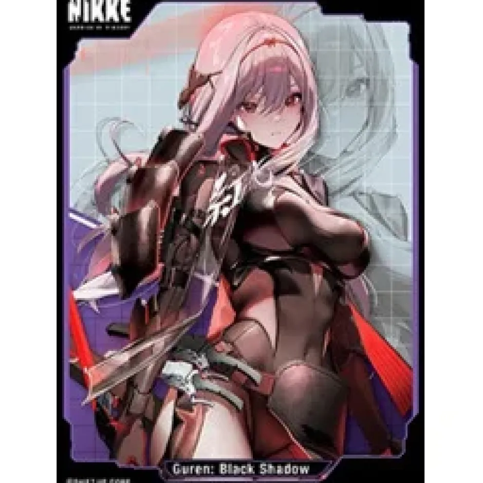 Cards>Character Sleeve Collection Matte Series Goddess of Victory: Nikke Guren: Black Shadow No. MT2058