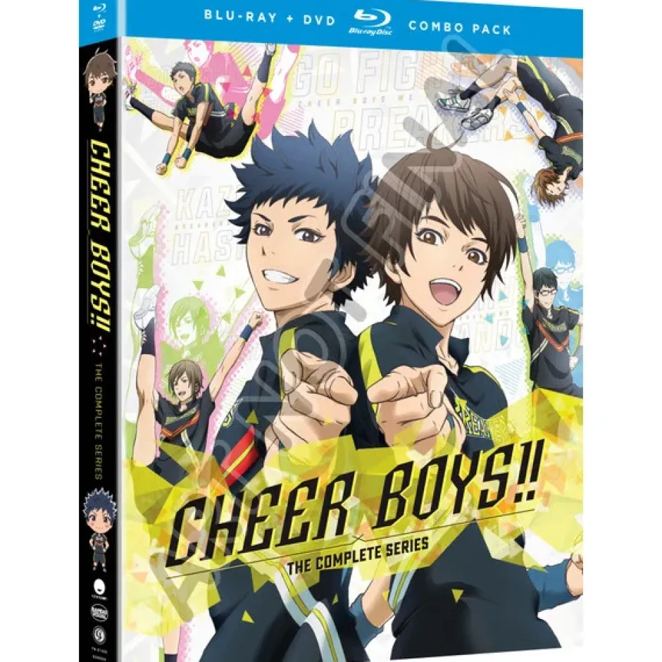 Anime Dvd/Blu-Ray>Cheer Boys!!: The Complete Series Blu-ray/DVD Combo Pack