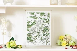 Fine Art>CLAMP 30th Anniversary Tsubasa: Reservoir Chronicle Chara-Kirie Paper-Cut Artwork