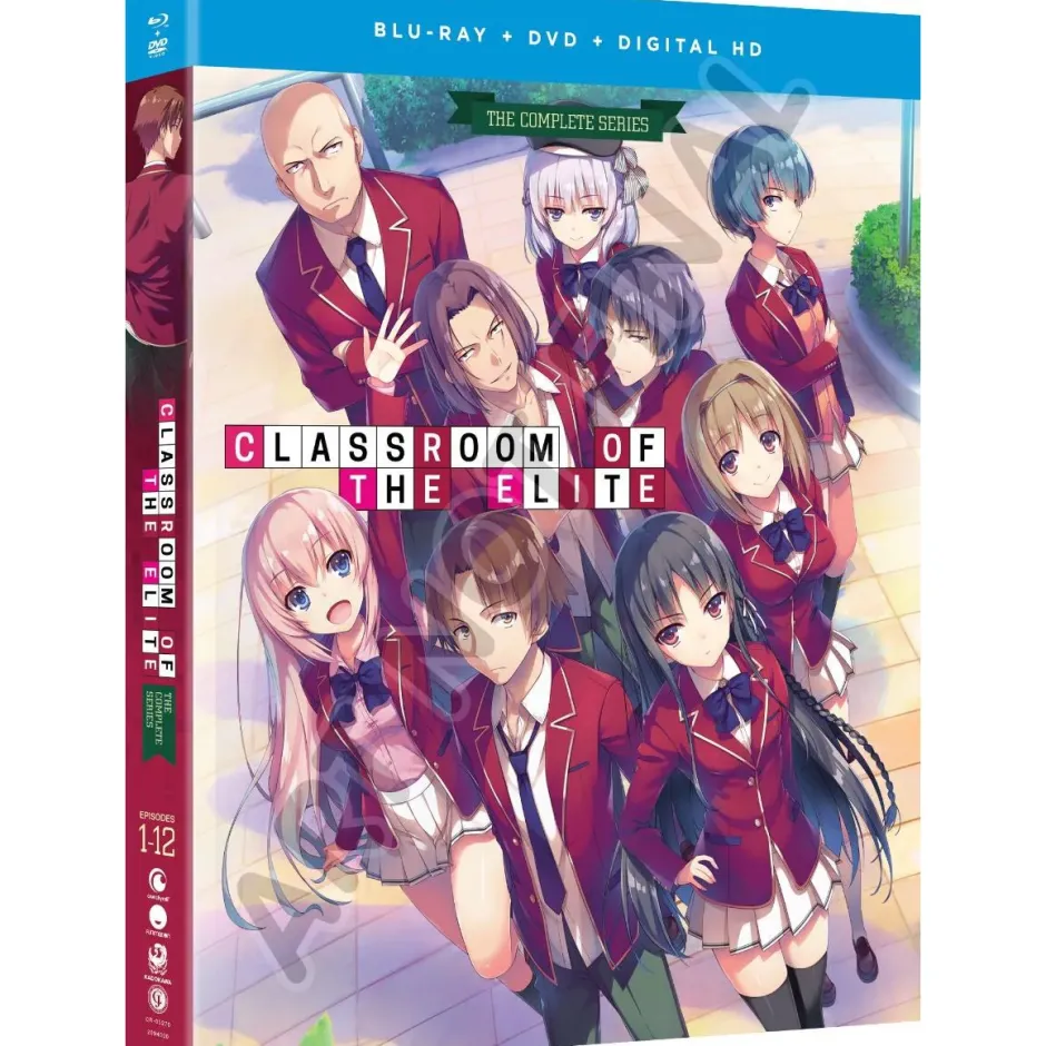Anime Dvd/Blu-Ray>Classroom of the Elite: The Complete Series Blu-ray/DVD Combo Pack