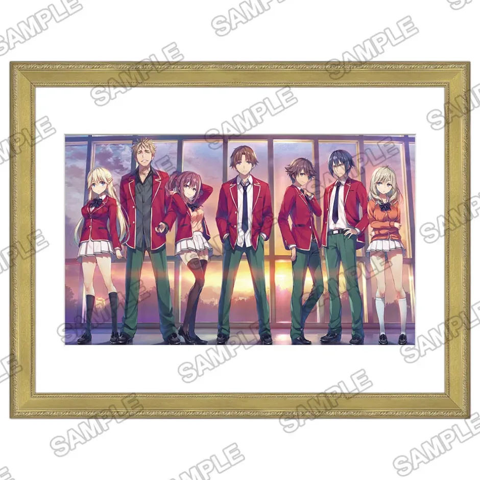 Classroom of the Elite Fest 2024 A3 Replica Key Frame ~Classroom of the Elite: Year 2 Key Visual~ Outlet