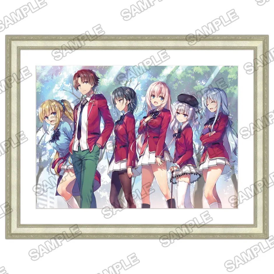 Fine Art>Classroom of the Elite Fest 2024 A3 Replica Key Frame ~Classroom of the Elite: End of Year 1 Box Shunsaku Tomose Art Works Cover~