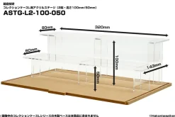 Collection Case L Acrylic Stage (2 Step Height 100mm/50mm) Online