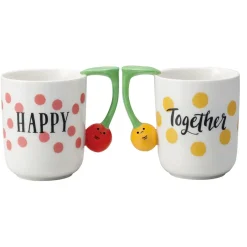 Concombre Cherry Mug Pair Set Discount