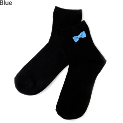 coudre un Colorful Ribbon Black Socks Sale