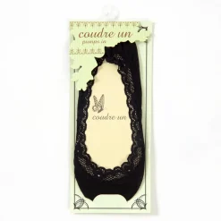 coudre un Lace-Edged Low-Cut Liner Socks Outlet