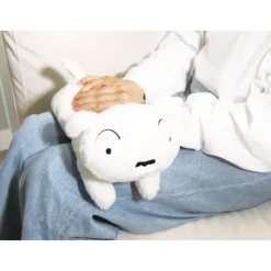 Crayon Shin-chan Lap-Top Plushie Shiro New