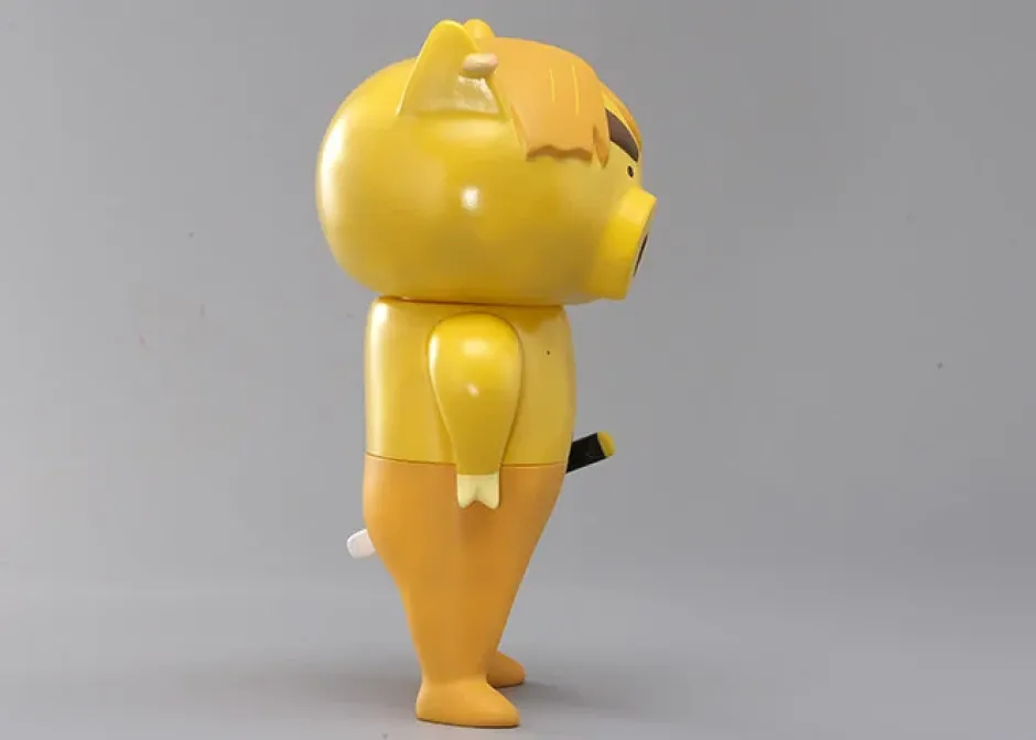 Soft Vinyl Figures>Crayon Shin-chan Soft Vinyl Collection Gold Buriburizaemon