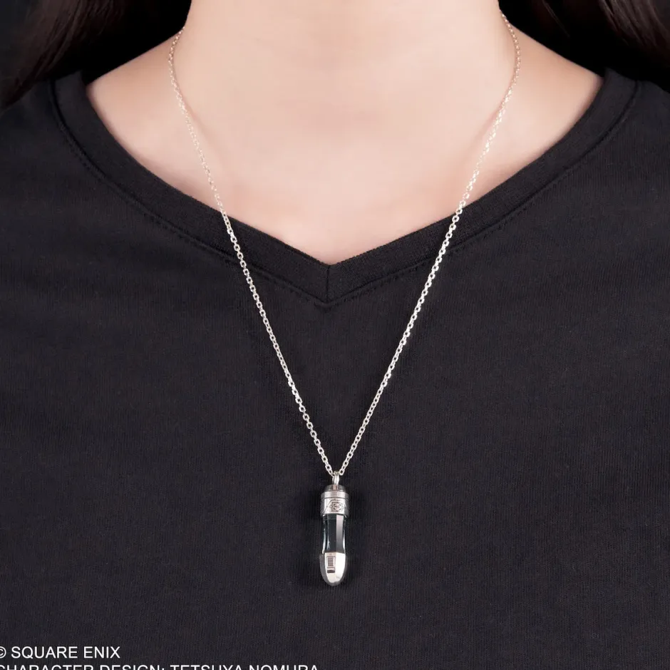 Jewelry & Hair Accessories>Crisis Core: Final Fantasy VII Reunion Silver Necklace Potion