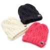 Hats & Caps>Cuelitt Cable Knit Pigtails Beanie