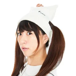 Cuelitt Nekomimi Logo Pigtails Beanie Best