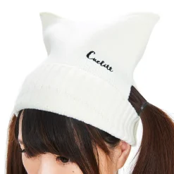 Cuelitt Nekomimi Logo Pigtails Beanie Best