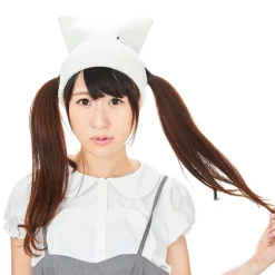 Cuelitt Nekomimi Logo Pigtails Beanie Best