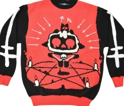 Tops>Cult of the Lamb Ugly Knit Sweater