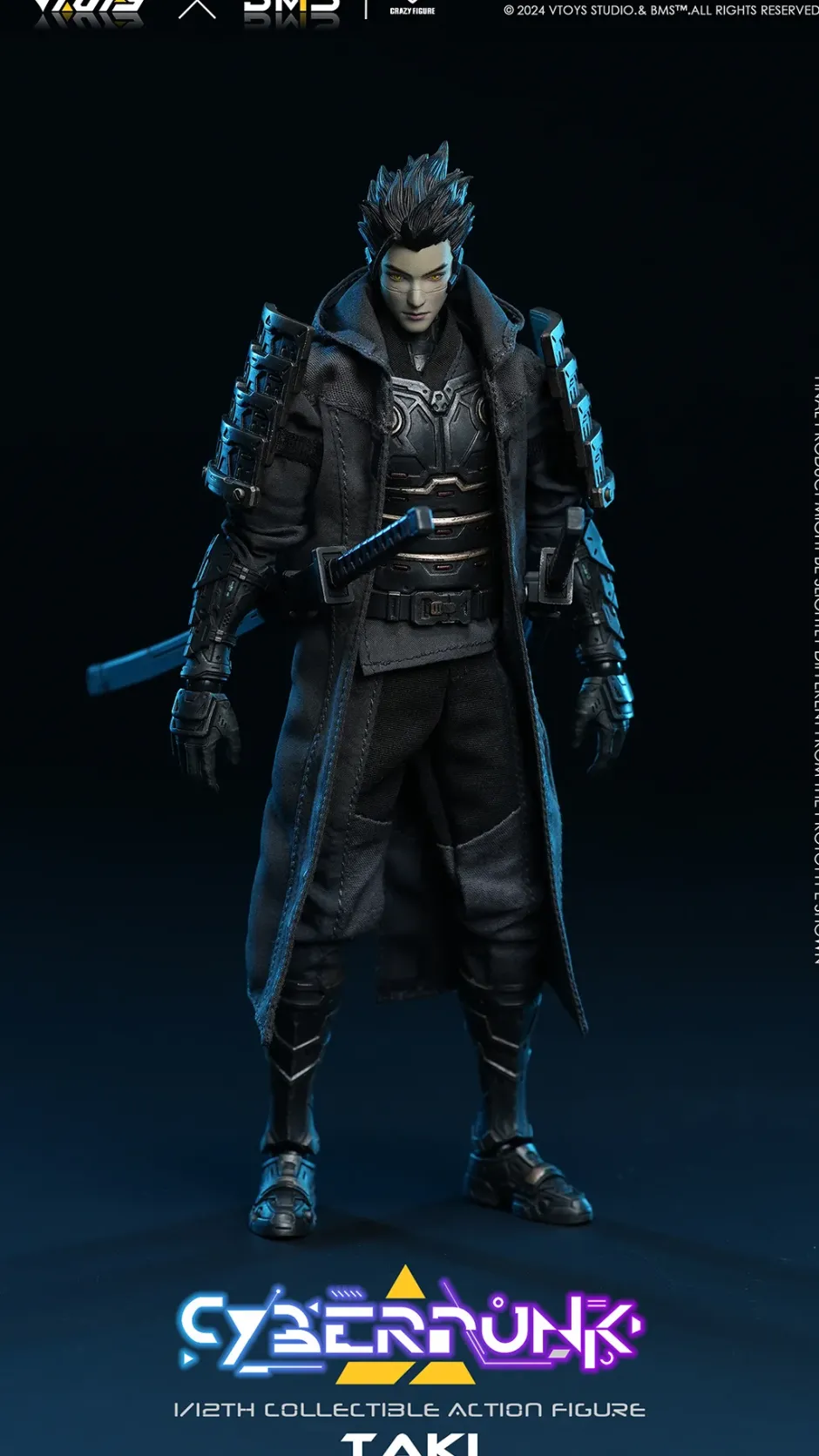 Cyberpunk Series Samurai Taki 1/12 Scale Action Figure Best