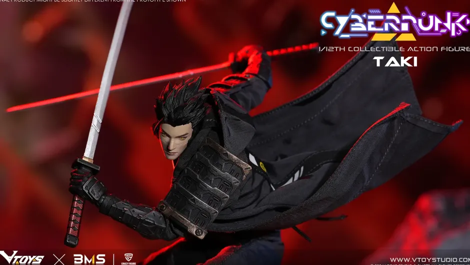 Cyberpunk Series Samurai Taki 1/12 Scale Action Figure Best